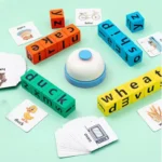 Kids English Word Spelling Card Game