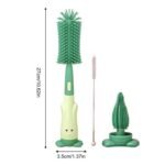 3-in-1 Silicone Baby Bottle Brush Set