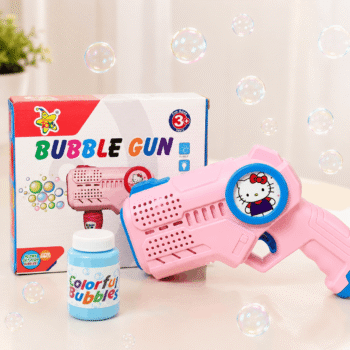 Automatic Bubble Gun with Light – Kids Bubble Blaster Toy