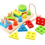 Wooden Fishing Shape Sorting Puzzle