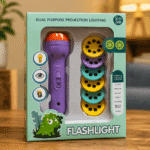 Kids Projection Flashlight Toy with 6 Slide Discs – 48 Images