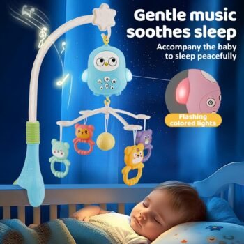 Happy Bed Bell Musical Baby Crib Mobile with Remote Control