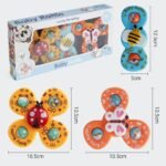 3-Piece Suction Cup Spinner Toy Set for Babies
