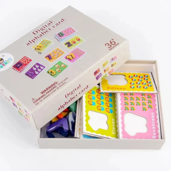 Wooden Alphabet & Number Matching Cards