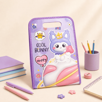 Cool Bunny 3D Squishy Pop-Eye Pencil Case