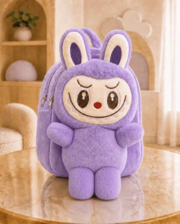 Labubu Style Plush Backpack for Kids – 14 Inch