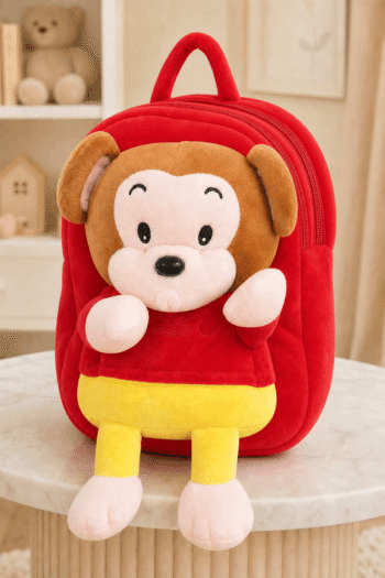 Cute Monkey Plush Backpack for Kids – 14 Inch
