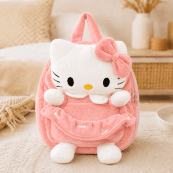 Pink Hello Kitty Soft Plush Backpack