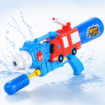 Fire Truck Pull-n-Pump Pressure Water Gun for Kids