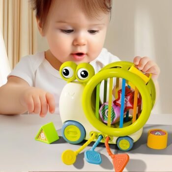 Snail Early Education Sensory Shape Sorting Toy