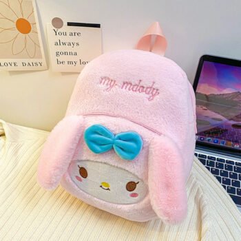 My Melody Soft Plush Backpack