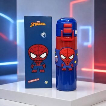 Spider-Man 3D Kids Thermos Water Bottle - 500 ml